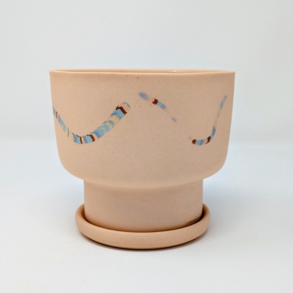 Peaches the Studio Peach Nerikomi Planter - Picture 5 of 7